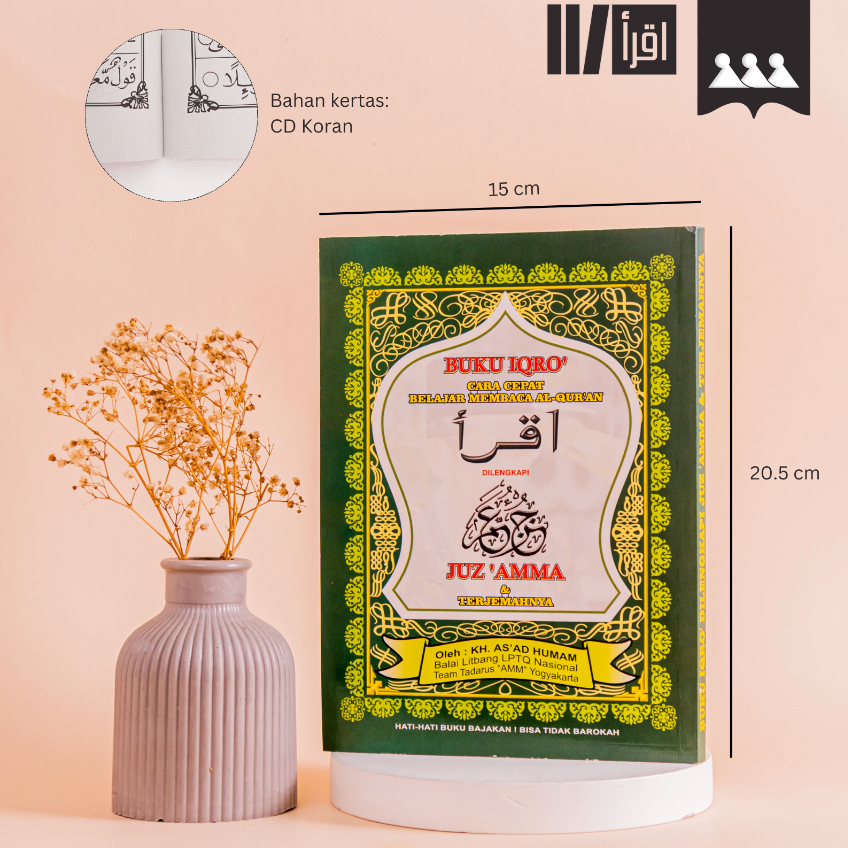 Buku IQRO’ Bendel dan Juz ‘Amma Besar CD